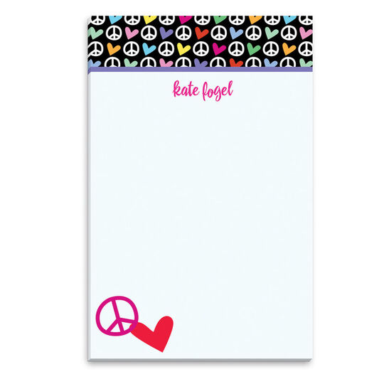Peace & Hearts Notepads